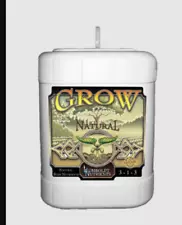 Humboldt Nutrients Grow Natural 5 Gallon 3-1-3 indoor outdoor garden plant