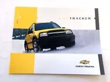 2004 Chevrolet Chevy Tracker 12-page Canada Sales Brochure Catalog - ZR2 Geo