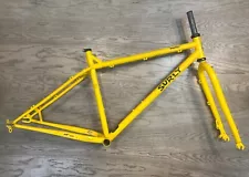 Surly Pugsley Mountain Fat Bike Steel Frameset Yellow 2012 Legacy Steel 18”