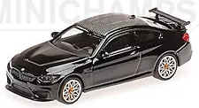 BMW M4 GTS 2016 Black + Orange Wheels 1:87 Minichamps