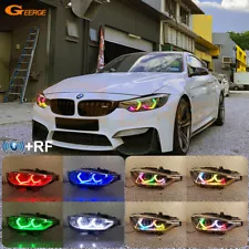 For BMW 3 Series F30 F31 F34 F35 F80 Concept M4 Iconic Style RGB LED Angel Eyes