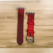 HERMES Apple Watch Strap Jumping Rouge Red Accessory for 41mm & 42mm band