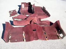 Porsche 968 944 Turbo S2 Carpet Upholstery Set Kit - Burgundy Burgandy Maroon