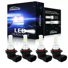 9005 9006 LED Headlights Kit Combo Bulbs 6500K High Low Beam Super White Bright (For: 2003 Toyota Corolla)