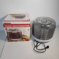 Vintage Emson Electric Food Dehydrator Jerky Maker 5 Trays