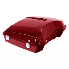 Razor Pack Trunk Fit For Harley Tour Pak Street Glide 97-13 Ember Red Sunglow