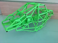 Axial SMT10 Grave Digger green MAIN FRAME & Cage Chassis tubes rollcage AX90055