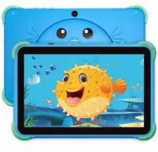 10.1" 32GB Android 11 Tablet PC For Kids Quad-Core Dual Cameras WiFi Bundle Case