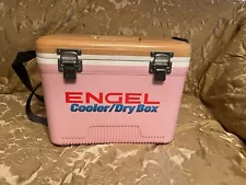 Engel UC13P 13 Quart Lightweight Fishing Dry Cooler Box Pink