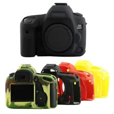 For Canon Eos 5D Mark IV III II 5D4 5D3 5D2 5Ds 6D Silicone Rubber Cover Case