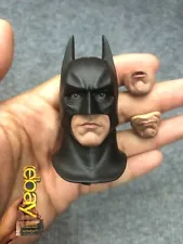 1/6 Hot Toys MMS595 Batman Bruce Wayne Batman Begins Head Mask Face for Figure