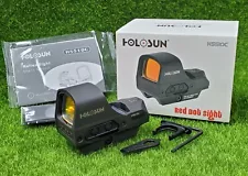 Holosun Open Reflex Illuminated 2 MOA Dot & 65 MOA Circle Red Dot Sight - HS510C