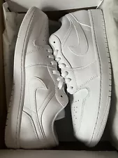 Air Jordan 1 Low White Mens Sz 13 Brand New Never Worn Final Sale No Returns