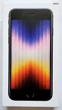 Boost Mobile iPhone SE3 5G (3rd Generation) 4.7" 64GB Prepaid Smartphone - Black