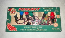 Vintage Christmas Tree Lights in Pennant Box Estate Sale