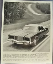 1974 Chrysler Imperial LeBaron Hardtop Press Release Photo Excellent Original 74