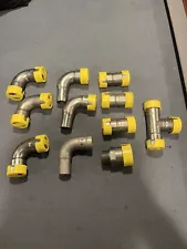 MEGAPRESS GAS FITTINGS- QTY 11 PCS