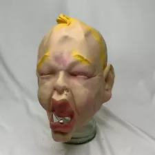 Vintage 1995 The Paper Magic Group Inc. Crying Baby HALLOWEEN Mask Rubber/Latex