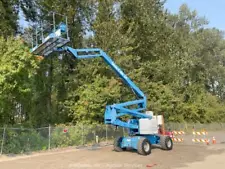 2006 Genie Z-60/34 60' 4WD Diesel Articulating Boom Lift Man Aerial bidadoo