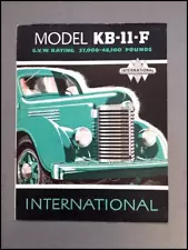 1948 International IHC Model KB-11-F Dump Truck Vintage Sales Brochure Catalog