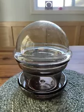 VINTAGE CORNING WARE PH-9-D PLANT HELPER GLASS TERRARIUM GLOBE PH-7-D BASE 7"