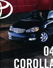 2004 Toyota Corolla 12-page Original Sales Brochure Catalog