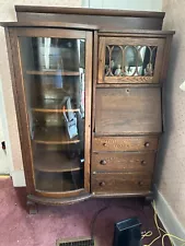 antique secretary desk with hutch