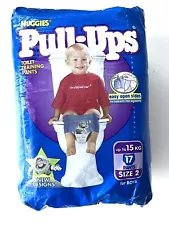 RARE SEALED Vintage 2004 Huggies Pull Ups TOY STORY Boys 2T-3T -17 CT