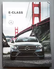 2020 MERCEDES E CLASS SALES BROCHURE CATALOG ~ W/ AMG MODELS ~ 58 PAGES