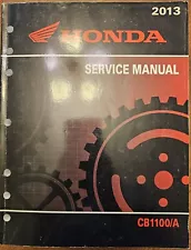 OEM service manual for 2013 Honda CB1100/A