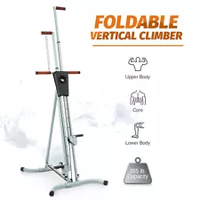 ZELUS Folding Vertical Climber Home Gym Workout Climbing Exercise Machine