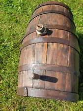 70 Year Old Oak Barrel for sale. Good Condition.