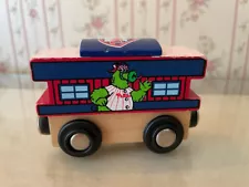 Philadelphia Phillies Toy Train Car for Wooden Railway 2011 Phanatic