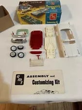 ORIGINAL VINTAGE AMT 1958 BUICK ROADMASTER CONVERTIBLE MODEL KIT IN BOX