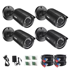 ZOSI HD 1080P 2MP Outdoor Security Cameras Kit for Home Surveillance DVR System