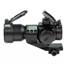 TacFire 1x30 Dual-Illuminated Red Dot Sight w/ Cantilever Mount - New