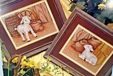 Lambs for Sale 1992 True Colors Chart Gary Hanner Cross Stitch Pattern Leaflet