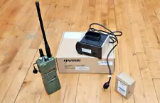 Harris RF-5800M-HH104 Multiband Military Radio works US MADE similar to prc 152