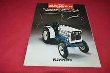 Satoh Beaver Tractor Dealer's Brochure GDSD7