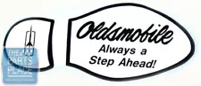 Vintage Sales Decal For Oldsmobile Dealership Floor White (For: 1969 Chevrolet Impala)