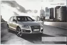 Audi Q5 & SQ5 2014-15 UK Market Sales Brochure SE S line Plus