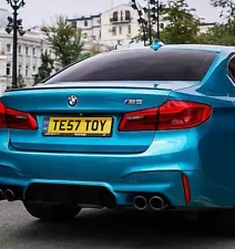 Cherished number plate for sale "TE57 TOY" TEST TOY BMW AMG LAMBO SVJ SVR BIKE