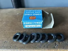 CORGI TRACTOR TYRES 1455 BOXED 8 x Original Tyres