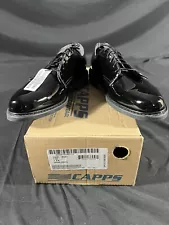 NWT Military CAPPS Airlite High Gloss Black Dress Uniform Non-slip Shoes 7.5E