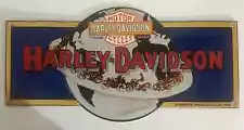 1933 VINTAGE STYLE HARLEY-DAVIDSON DEALER PLATE PORCELAIN SIGN 17X8.5 INCH