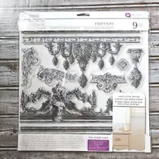 FRIFFERY 814366 IOD Iron Orchid Designs Prima Clear Stamps Decor Elements abx