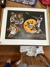 Ron Atwood Tiger Pride 23x28 Print 217/2000 (See Photos)