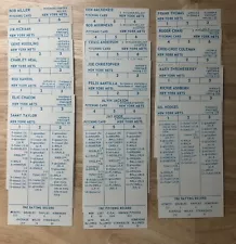 1962 STRAT O MATIC NEW YORK METS 20 CARDS - HODGES, ASHBURN, THRONEBERRY, THOMAS