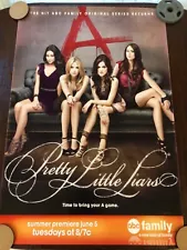 PRETTY LITTLE LIARS Advance Poster Season 3 TV Series Original 27”x 40” RARE