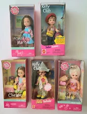 FIVE 2000- 2002 KELLY CLUB DOLLS, MELODY AND KELLY NRFB